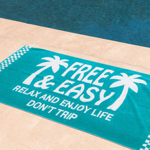 Load image into Gallery viewer, Palm Trees Beach Towel
