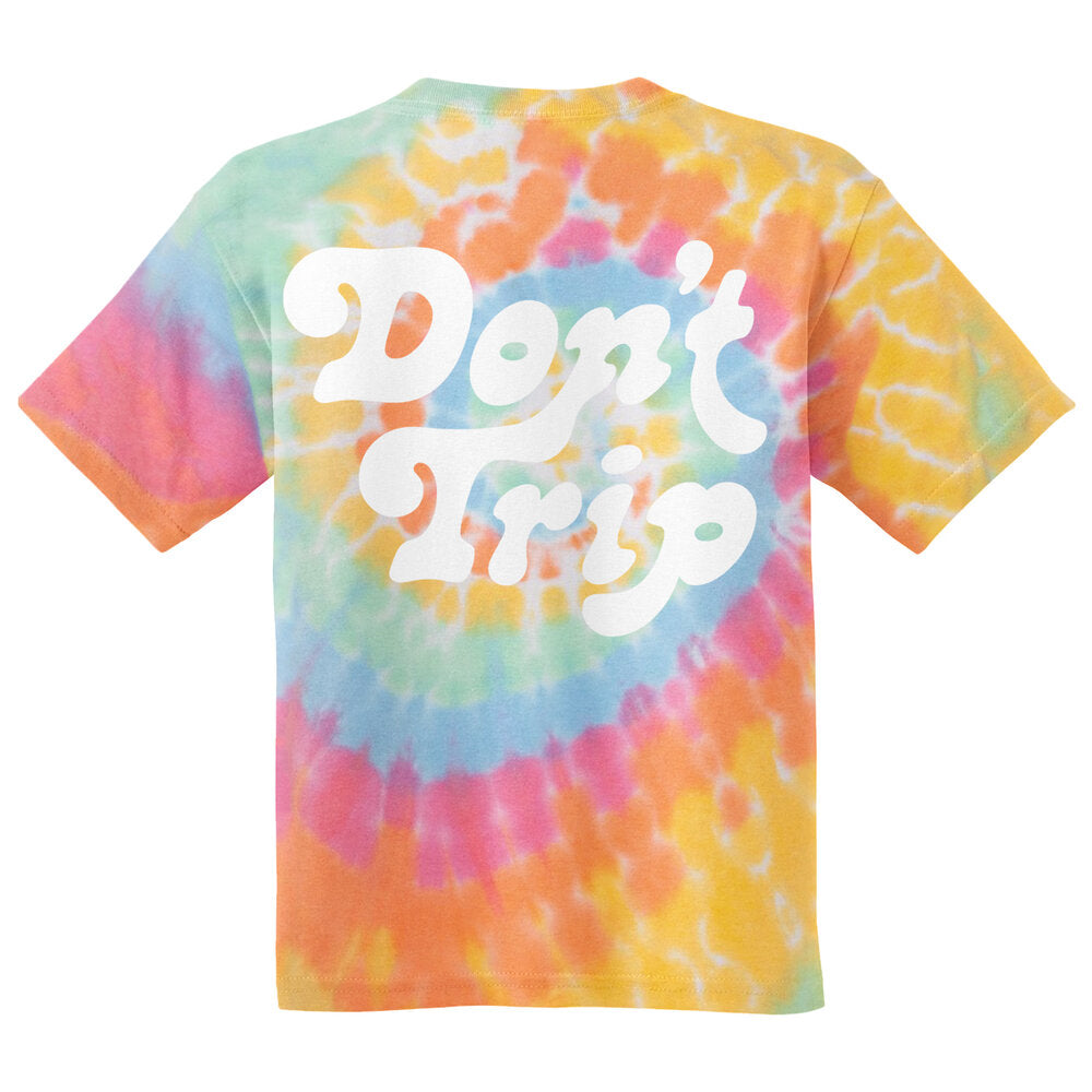 Don't Trip Tie Dye Kids SS Tee