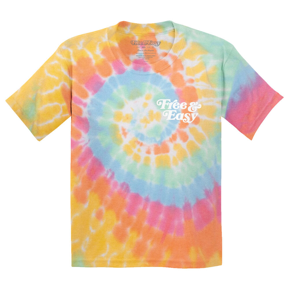 Don't Trip Tie Dye Kids SS Tee