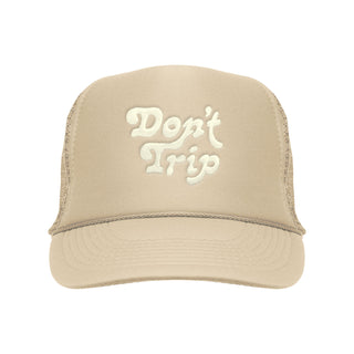 Don't Trip Embroidered Trucker Hat